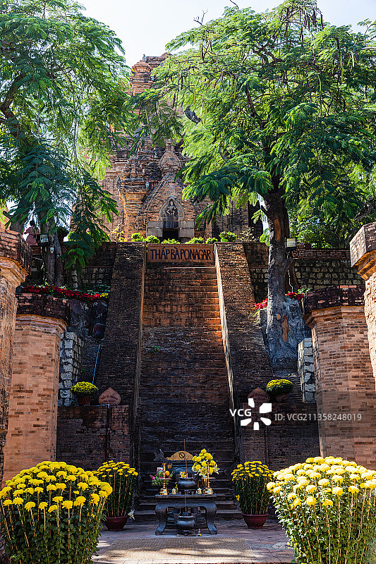 越南芽庄婆那加占婆塔图片素材