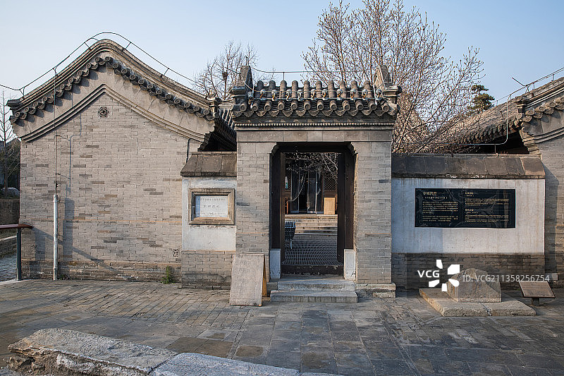 北京胡同民居图片素材