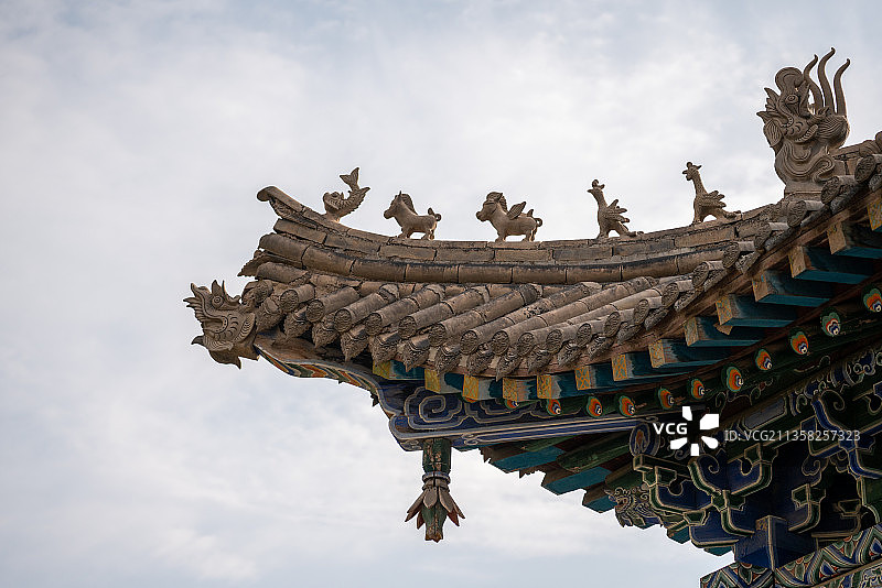 河西走廊上的风景人文图片素材