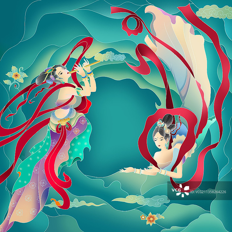 梦回敦煌图片素材