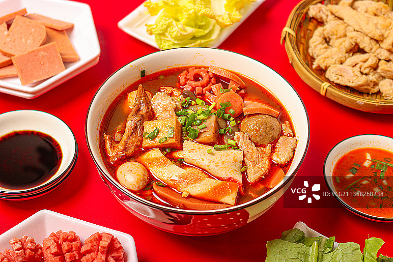 重庆麻辣烫套餐图片素材