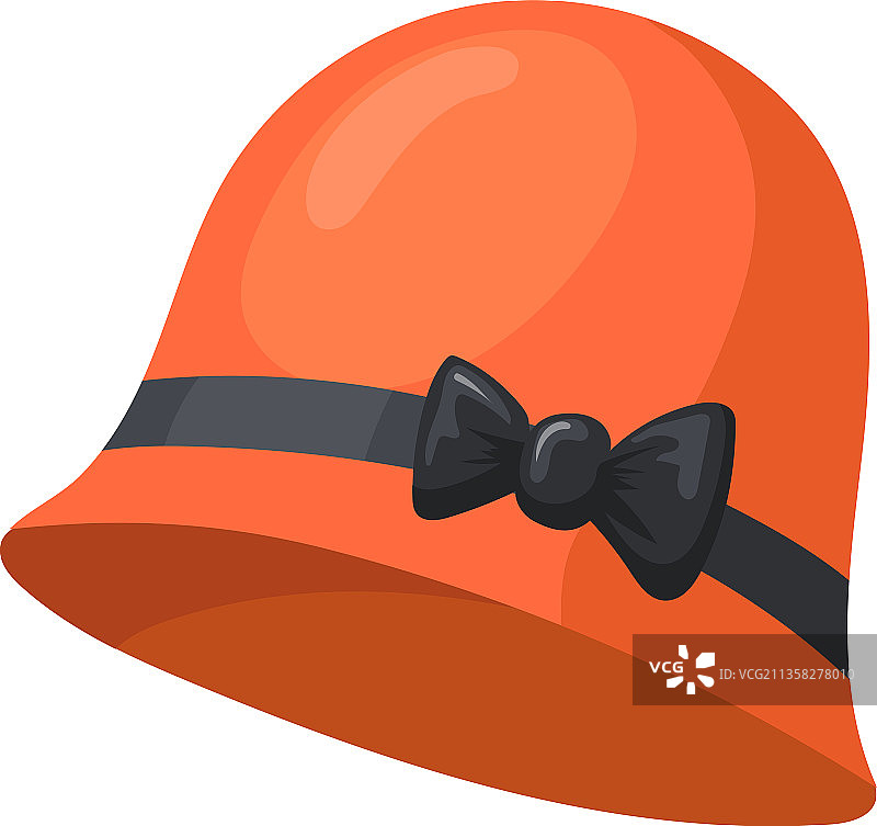 卡通红色小红帽头饰图片素材