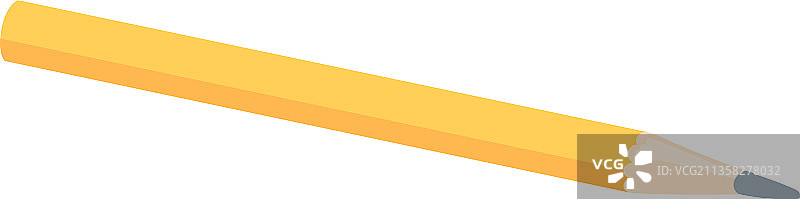 卡通削尖石墨铅笔图片素材