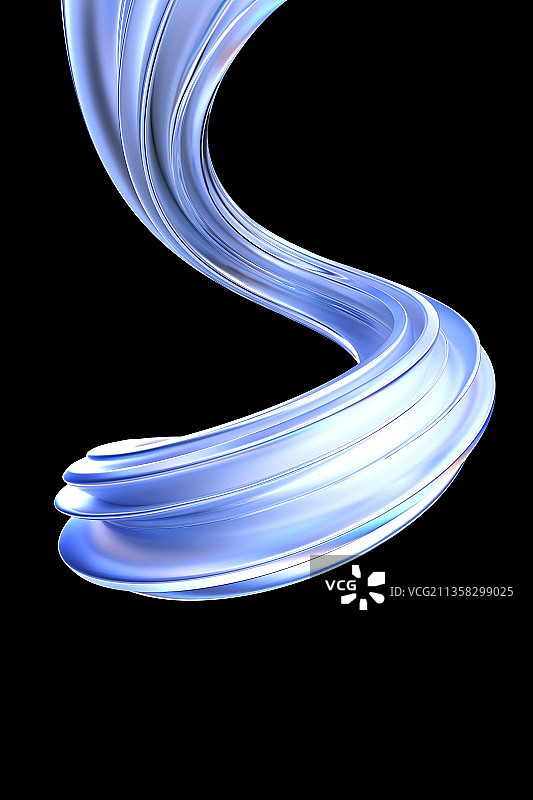 3d渲染扭曲流体背景图片素材