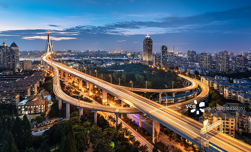 杨浦大桥图片素材