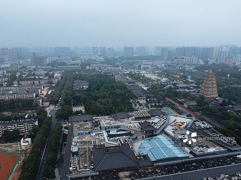 西安 雁塔区 大雁塔 大唐不夜城 大唐芙蓉园 西安大悦城图片素材