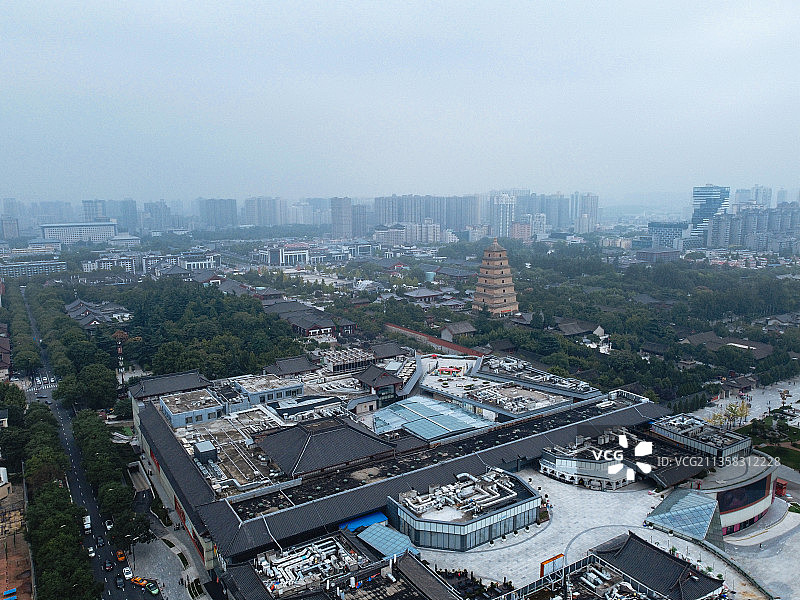 西安 雁塔区 大雁塔 大唐不夜城 大唐芙蓉园 西安大悦城图片素材