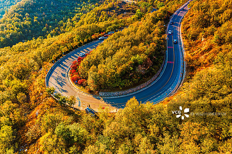 航拍潭王路图片素材