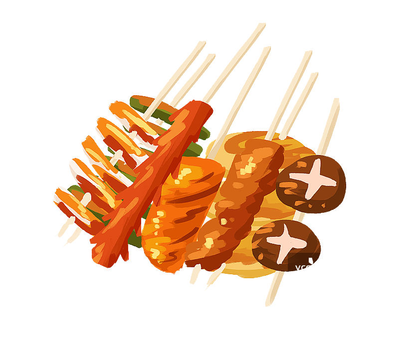 烤串烧烤美食图片素材