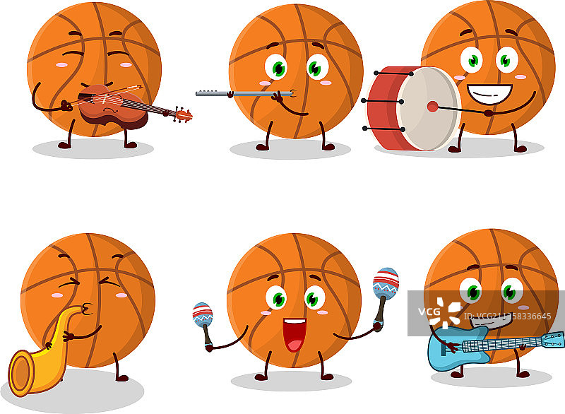 卡通篮球运动员图片素材