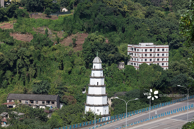 重庆觉林寺报恩塔图片素材
