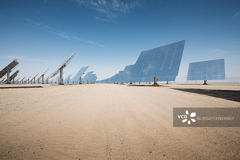 太阳能光热发电图片素材