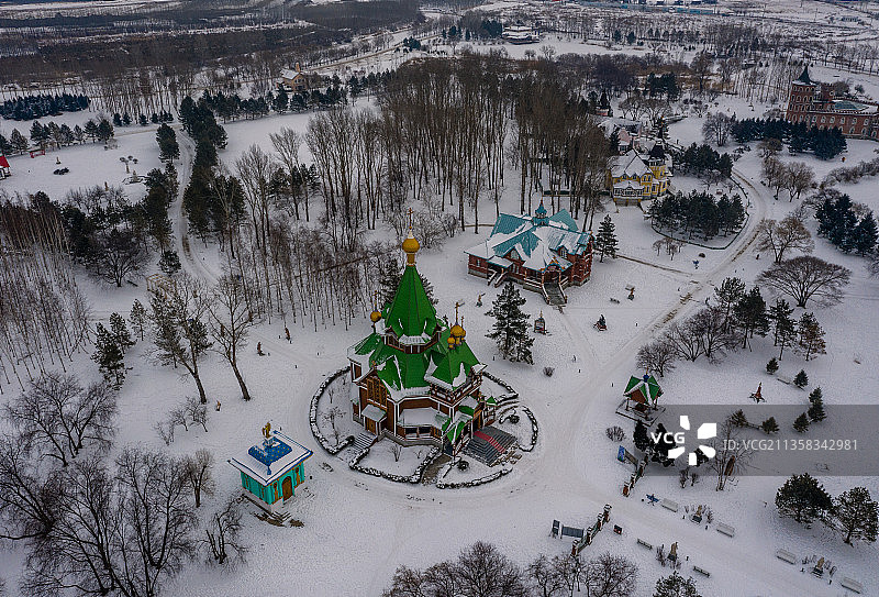 哈尔滨伏尔加庄园图片素材