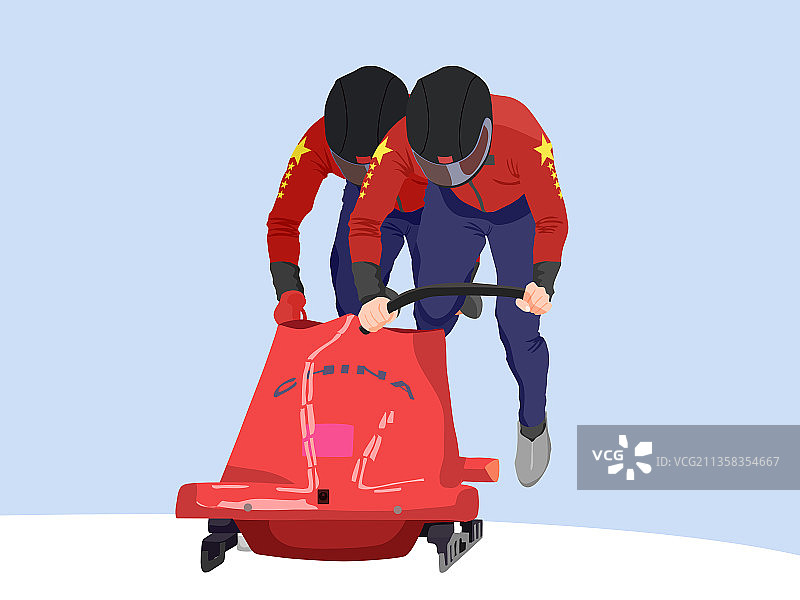 冬季运动-雪车图片素材