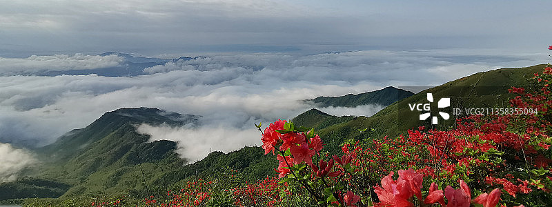 大围山云海图片素材