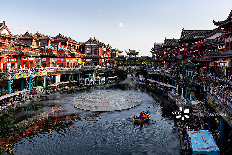 眉山东坡印象水街图片素材