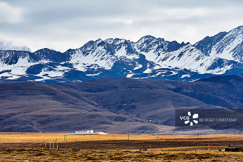川西藏区风光图片素材
