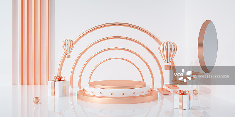 C4D简约大气场景图片素材