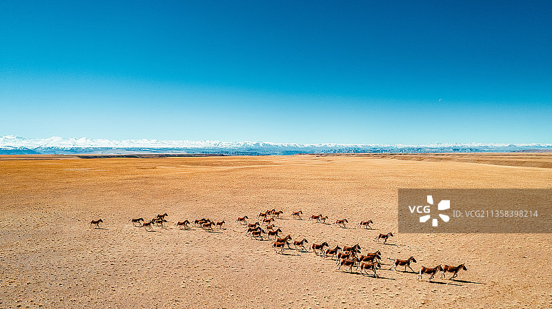 西藏阿里地区自然风光航拍图片素材