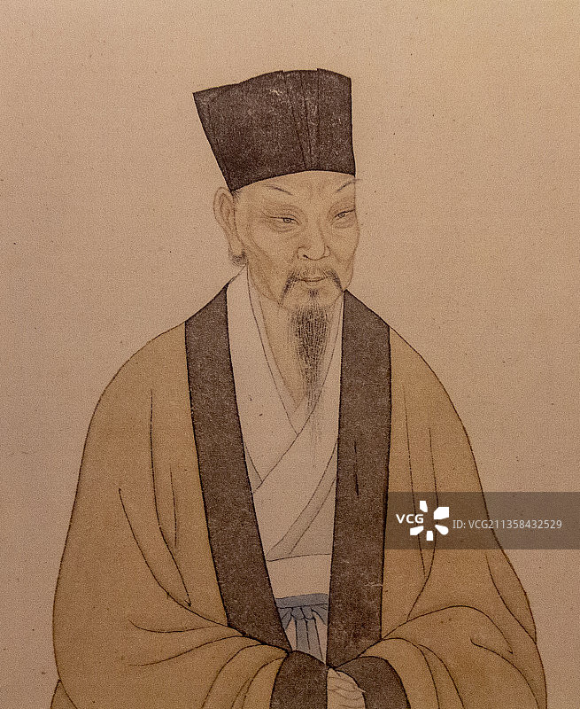 中国国家博物馆藏：苏轼像图片素材