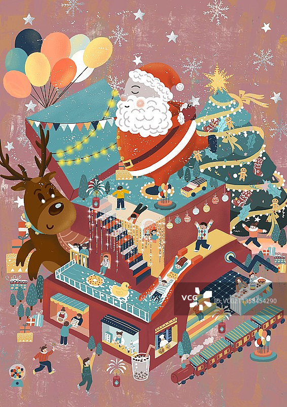 圣诞节音乐盒图片素材