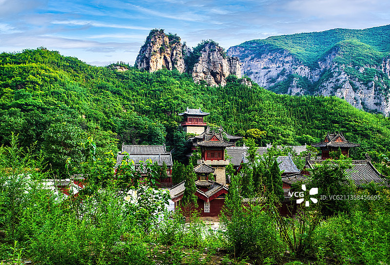 河南郑州青龙山慈云寺图片素材