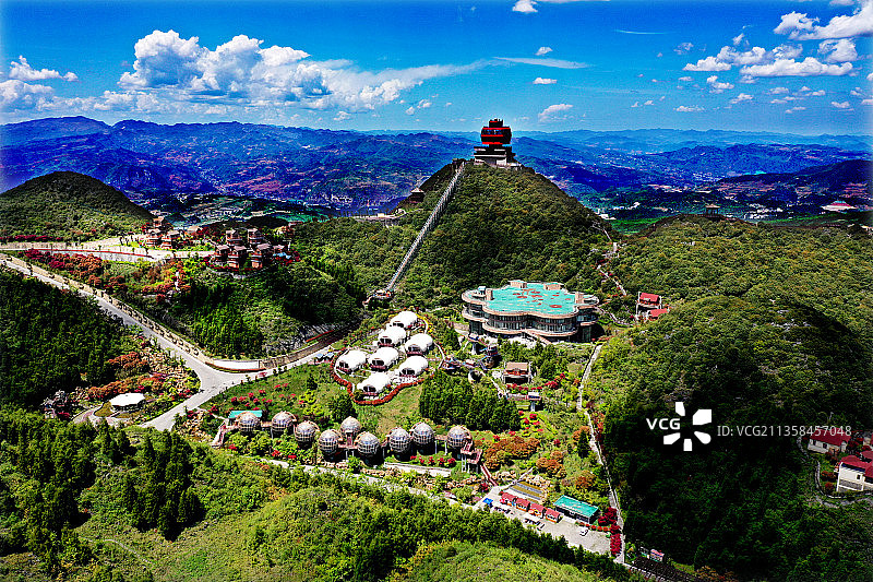 六盘水上梅花山图片素材