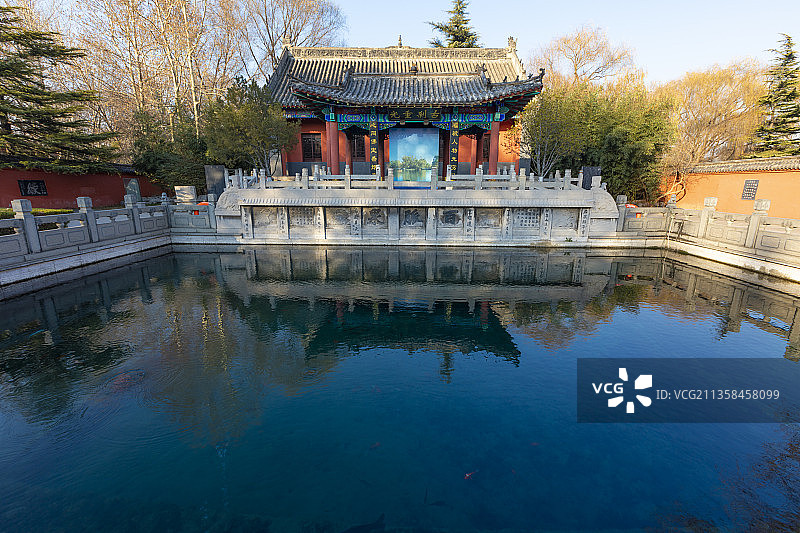 济南章丘百脉泉景区图片素材