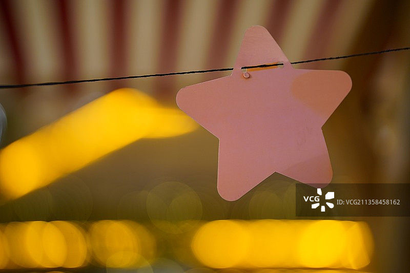 圣诞挂饰节日许愿小星星图片素材