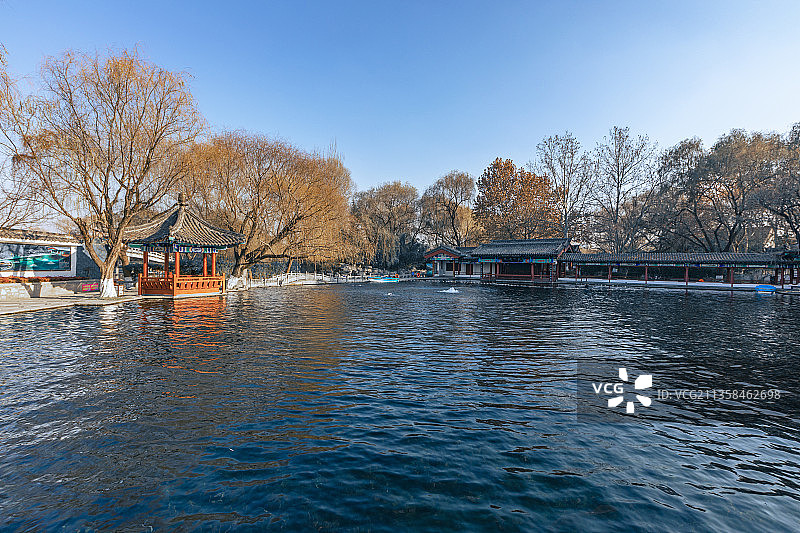 济南百脉泉景区梅花泉图片素材