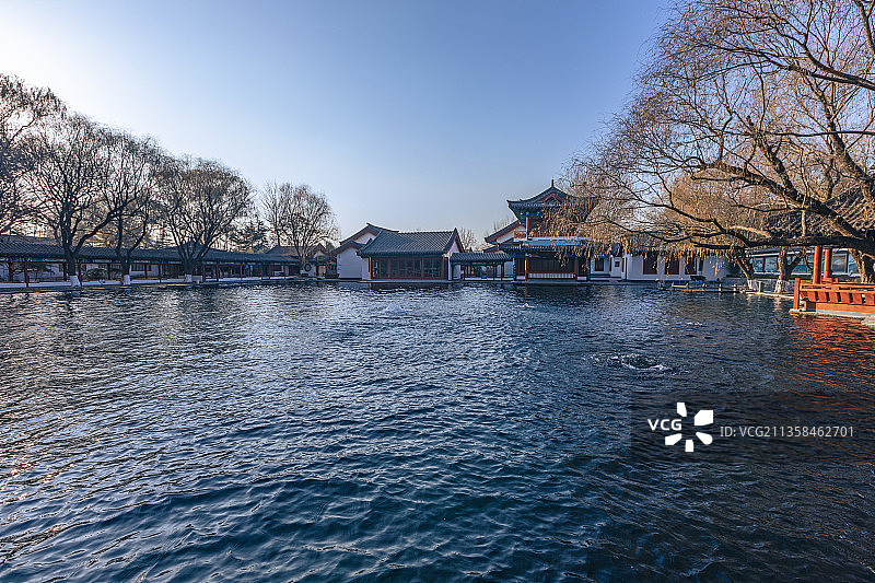 济南百脉泉景区梅花泉图片素材