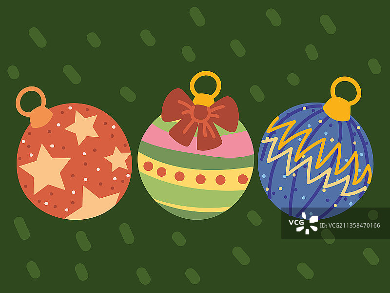 圣诞球饰品图片素材