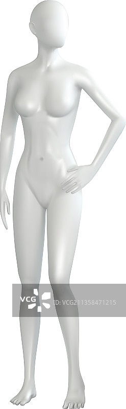 女人体模特组成图片素材