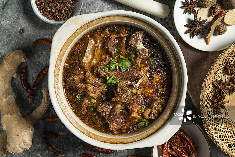 羊蝎子图片素材