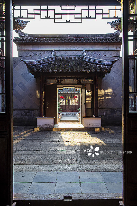 江苏苏州太仓南园秋景图片素材