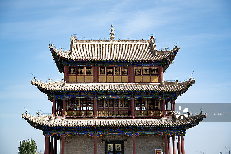 嘉峪关城楼图片素材