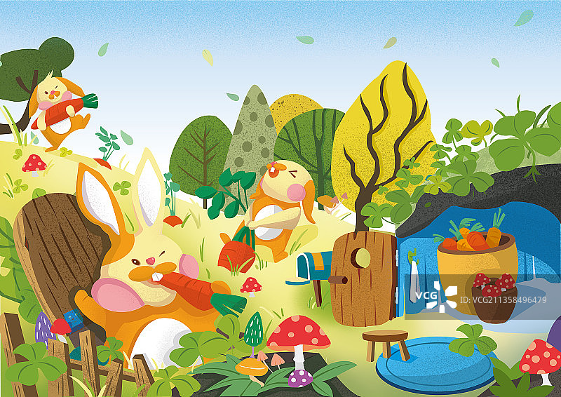 儿童插画图片素材