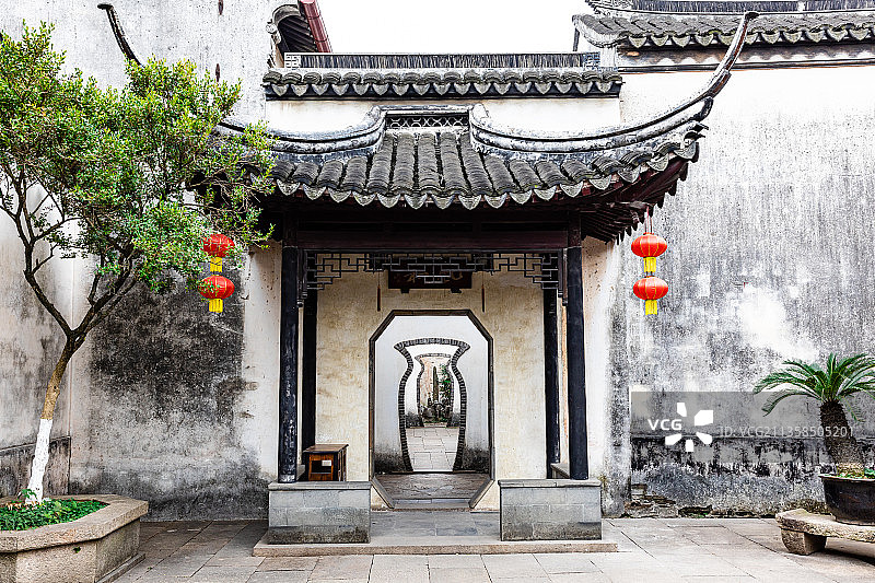 江苏苏州园林同里耕乐堂图片素材