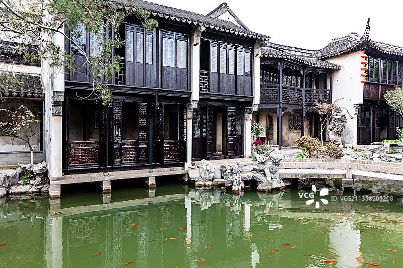 江苏苏州园林同里耕乐堂图片素材