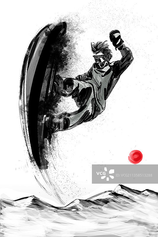 2022年滑雪运动图片素材