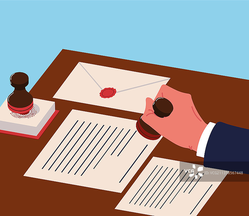 公证服务法律文件图片素材