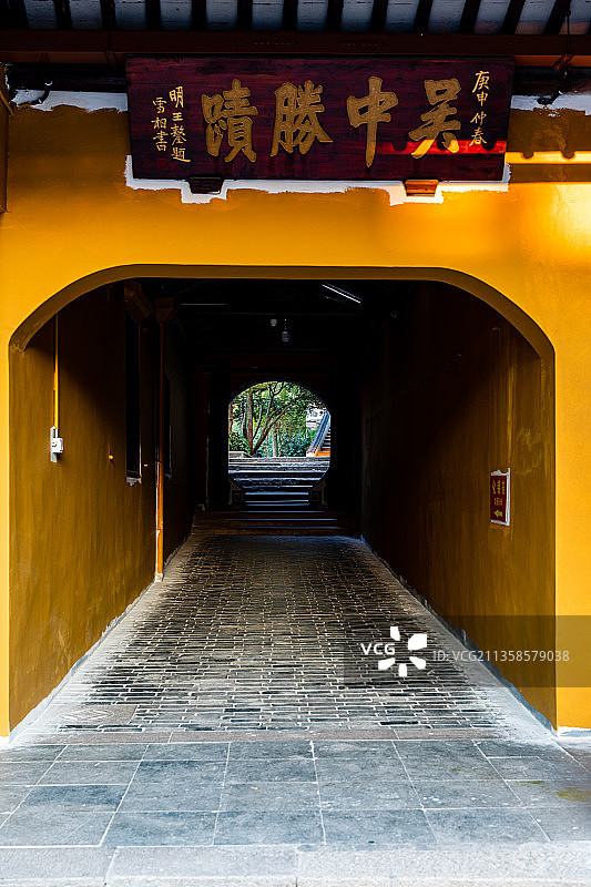 江苏苏州灵岩山寺图片素材