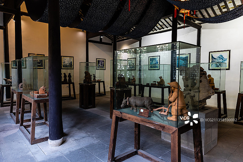 江苏苏州昆山锦溪古镇马若特泥禅房图片素材