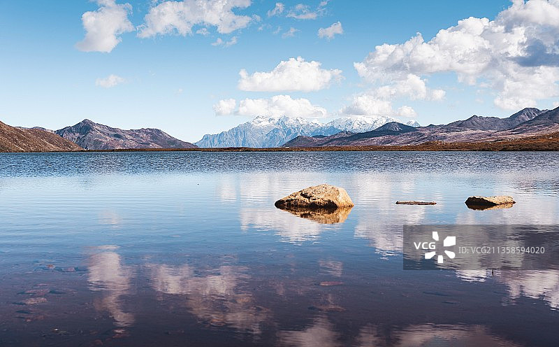 康定红海子图片素材