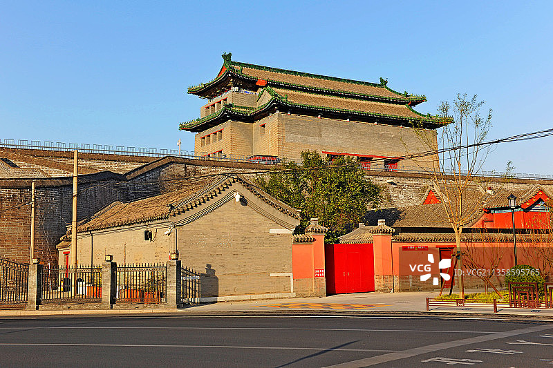 北京，德胜门图片素材