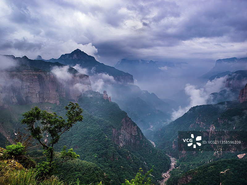 新乡太行山-回龙-天界山-王莽岭-锡崖沟-八里沟图片素材