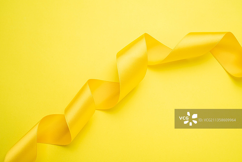 黄色丝带时尚海报背景素材图片素材