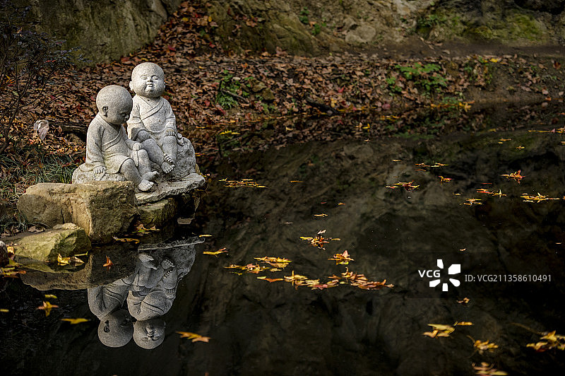 栖霞寺之秋图片素材