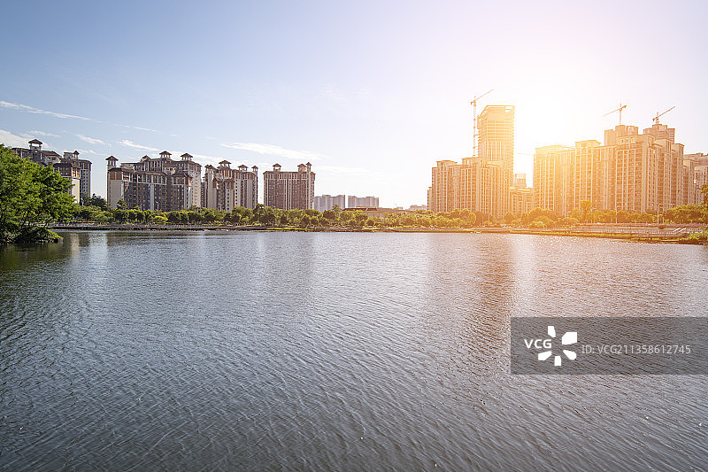 广州南沙城市风光图片素材