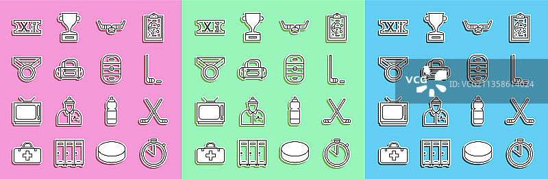 秒表冰球图片素材